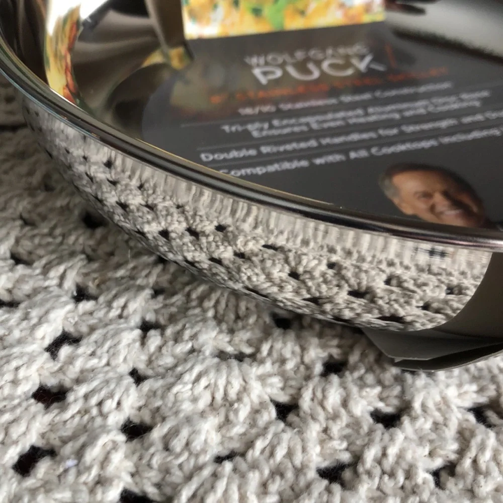 Wolfgang Puck 8” Stainless Steel Skillet